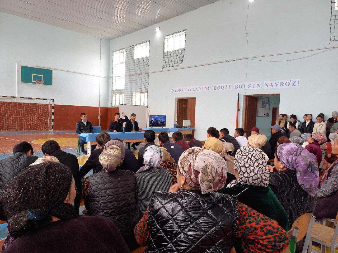 Zomin tuman 1-son politexnikumining rahbar va pedagogik hodimlari tomonidan Zomin tumanida joylashgan 56-umum ta’lim maktabi hamda 29-umum ta’lim maktablariga tashrif buyurdi