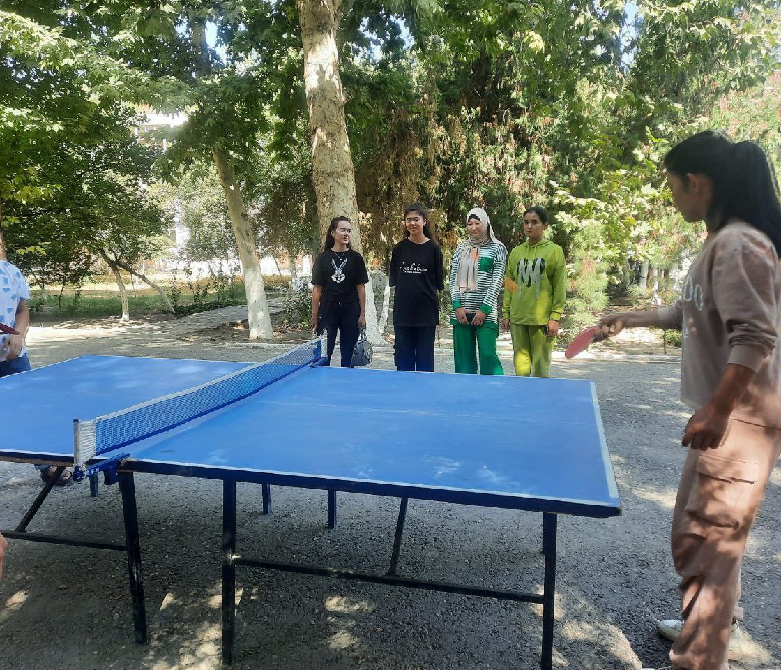 Zomin tuman 1-son politexnikumida »Dolzarb 90 kun» chora tadbirlar rejasi ijrosi yuzasidan sportning Stol tennis  turidan musobaqa tashkil qilindi.